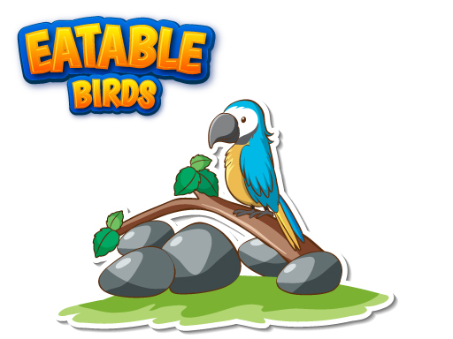 Eatable Birds - free online Browser game
