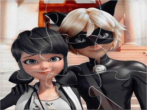 Ladybug & Cat Noir Jigsaw Puzzle - free online Browser game