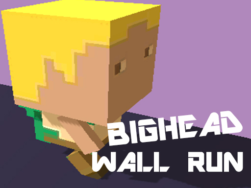 BIG HEAD WALL RUN - free online Browser game