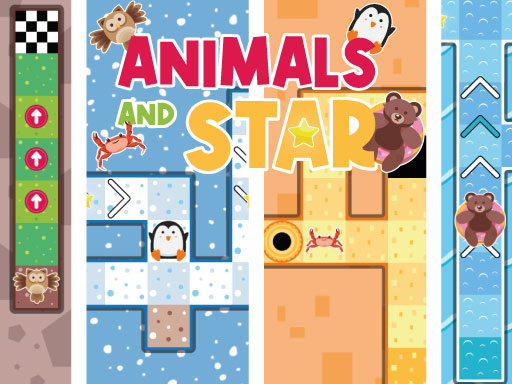 Animals and Star - free online Browser game
