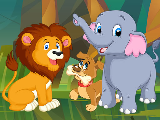 Animal Puzzles - free online Browser game