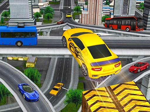 Crazy Car Impossible Stunt Challenge Game - free online Browser game
