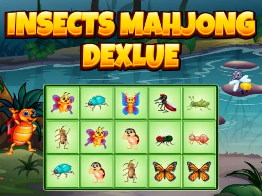 Insects Mahjong Deluxe - free online Browser game
