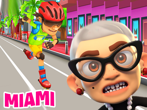 Angry Gran Miami - free online Browser game