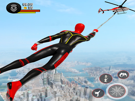 Spiderman Rope Hero 3D - free online Browser game