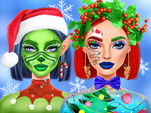 Ellie Christmas Makeup - free online Browser game