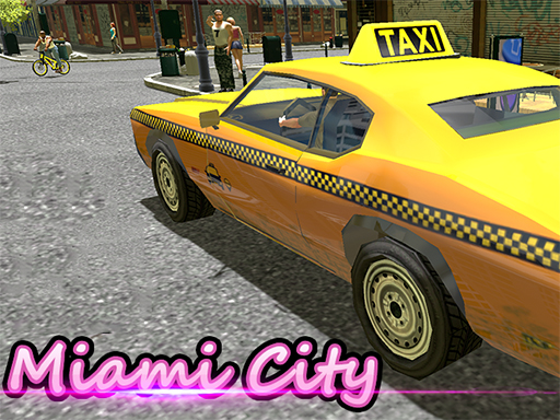 Miami Taxi Driver 3D - free online Browser game