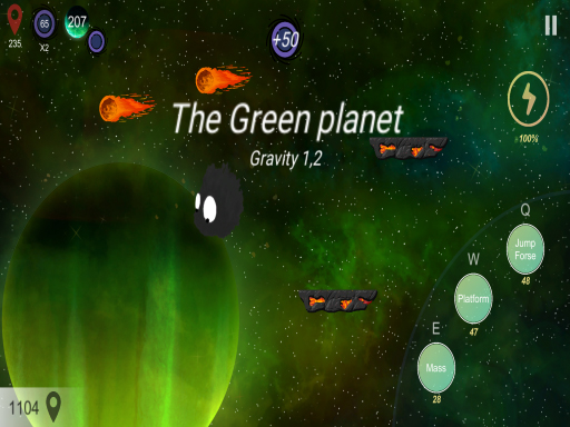 Barry On The Space - free online Browser game