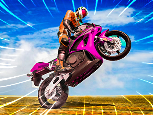 Crazy Wheelie Motorider - free online Browser game