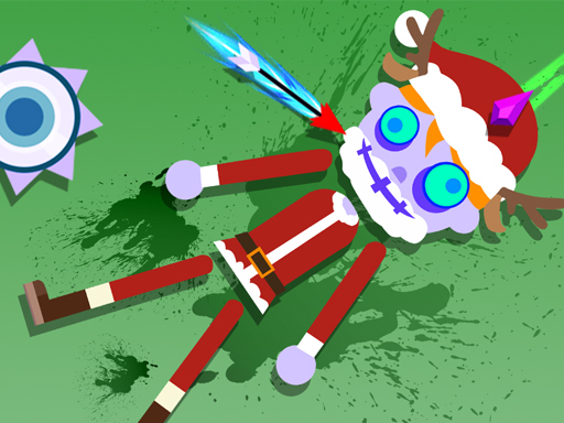 Kick The Santa Christmas Buddy - free online Browser game
