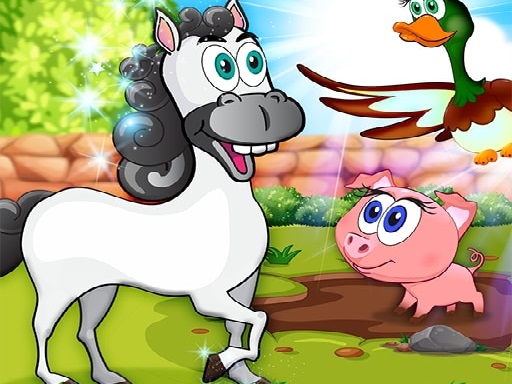 Learning Farm Animals Games For Kids - free online Browser game