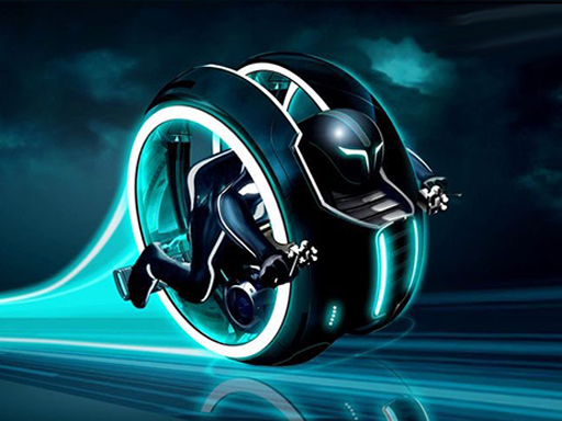 Cyber Tron biker - free online Browser game