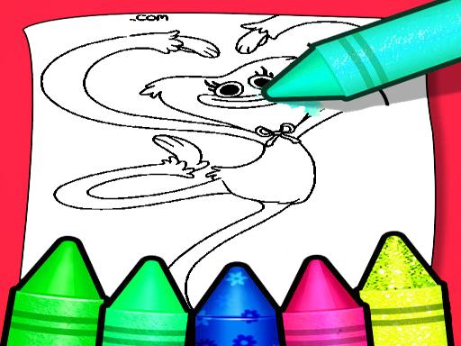 Kissy Missy Coloring Pages - free online Browser game