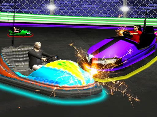 Light Bumping Cars Extreme Stunts: Bumper Car Game - free online Browser game