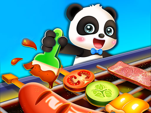 Little Pandas Food Cooking - free online Browser game