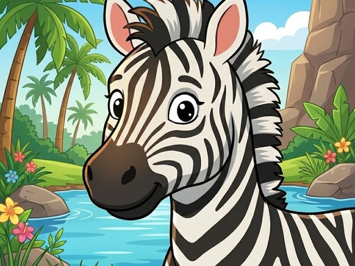 African Animals: Jigsaw Puzzles - free online Browser game