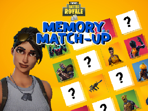 Fortnite Memory Match Up - free online Browser game