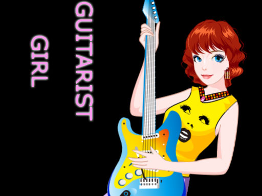 Guitarist Girl - free online Browser game