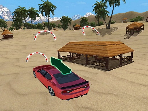 Incredible Water Surfing Car Stunt Game - free online Browser game