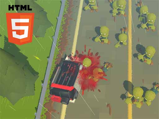 Endless Car Driving Zombie Zmash - free online Browser game