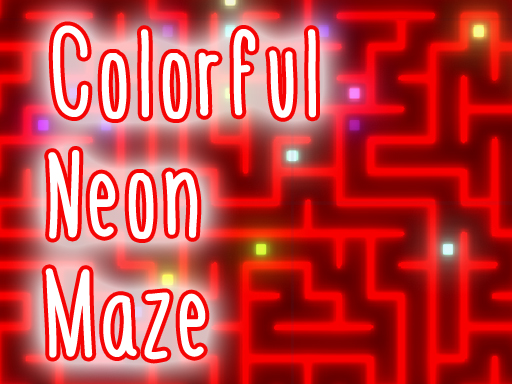 Colorful Neon Maze - free online Browser game