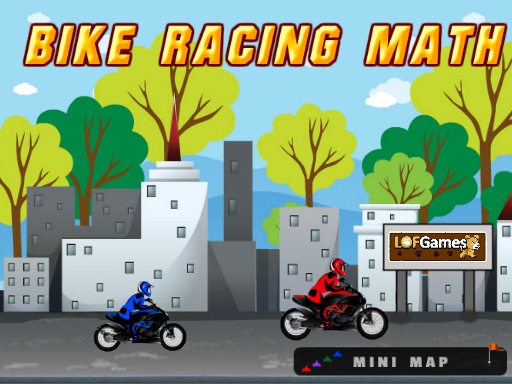 Bike Racing Math - free online Browser game