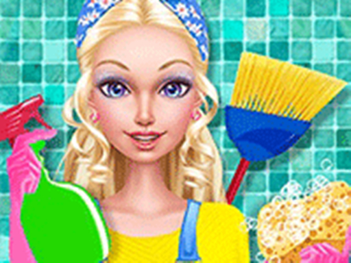 Fashion Doll House Cleanup - free online Browser game