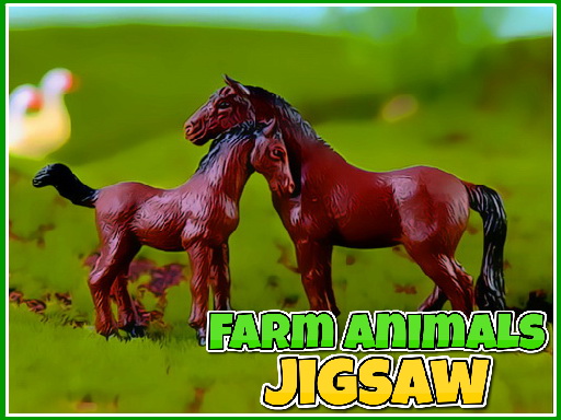 Farm Animals Jigsaw - free online Browser game