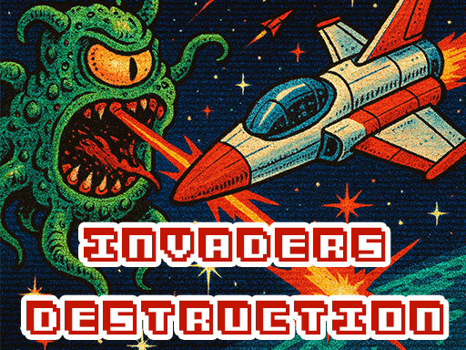 Invaders Destruction - free online Browser game