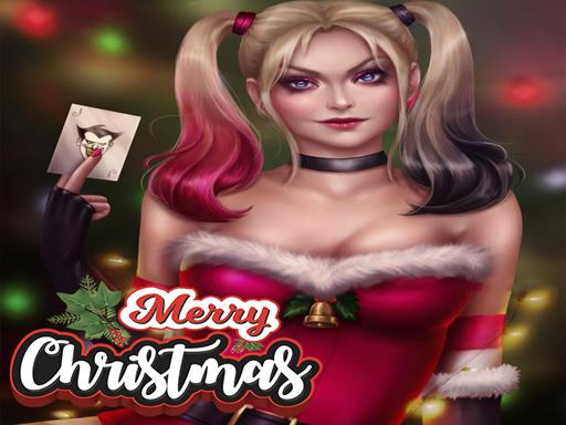 Harley Quinn Christmas Sweater Dress Up - free online Browser game