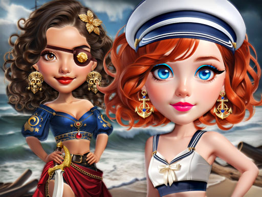 Sailor Chic vs Pirate Charm - free online Browser game