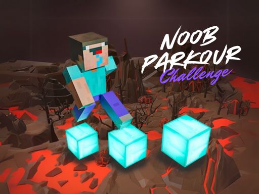 Noob Parkour Challenge 3D - free online Browser game