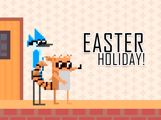 Mordecai and Rigby Easter Holiday - free online Browser game