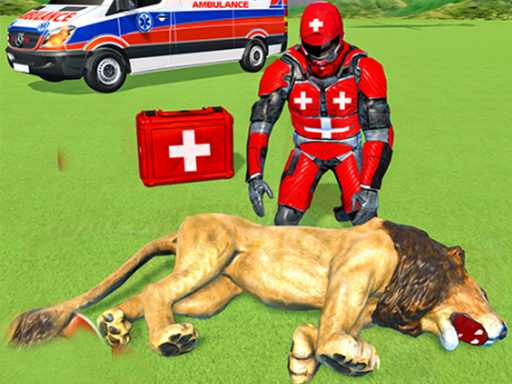 Animals Rescue Game Doctor Robot 3D - free online Browser game