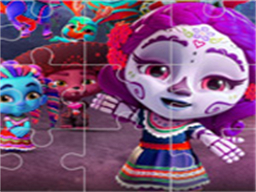 Super Monster Halloween Jigsaw - free online Browser game