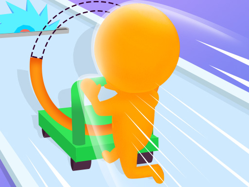 Circle Rush Trolley Run - free online Browser game