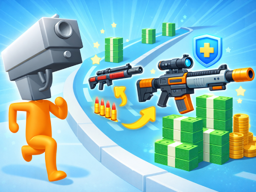 Gun Upgrade Rush - free online Browser game