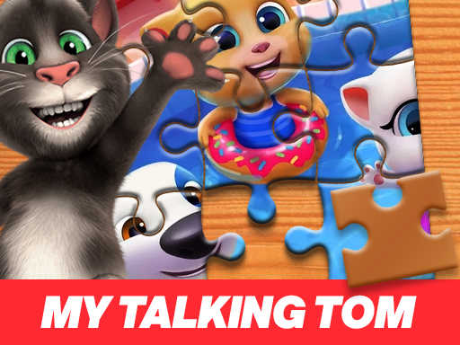 Talking Tom and Friends Jigsaw Puzzle - free online Browser game