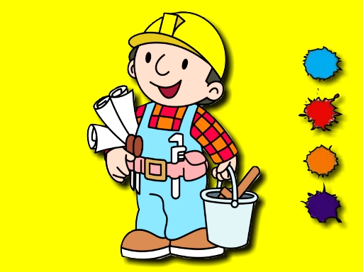 Bob the Builder Coloring - free online Browser game