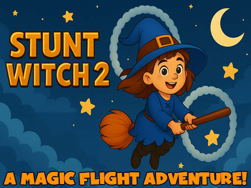 Stunt Witch 2 - free online Browser game