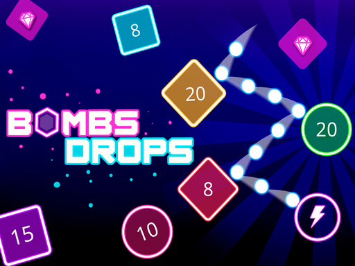 Bombs Drops - Physics balls - free online Browser game