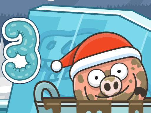Piggy In The Puddle Christmas - free online Browser game