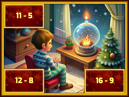 Chill Math Subtraction - free online Browser game