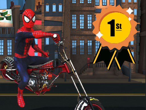 Spider Man Motorbike - free online Browser game