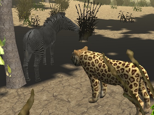 African Cheetah Hunting Simulator - free online Browser game