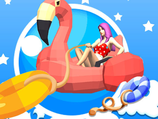 Bikini Surfing Rescue - free online Browser game