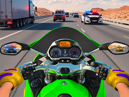 Moto Bike Highway Racing Game - free online Browser game
