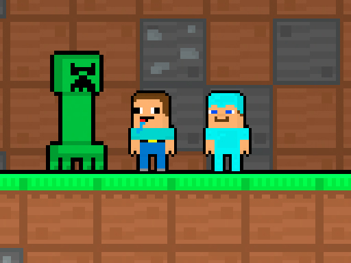 Noob and Pro Monster School - free online Browser game