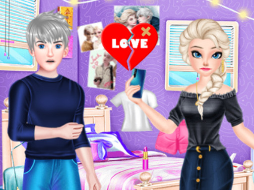 Elsa Heart Break Time - free online Browser game