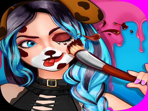 Face Paint Party - Social Star Dress-Up Games - free online Browser game
